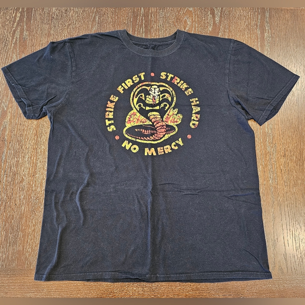 Black Cobra Kai T-Shirt Size L